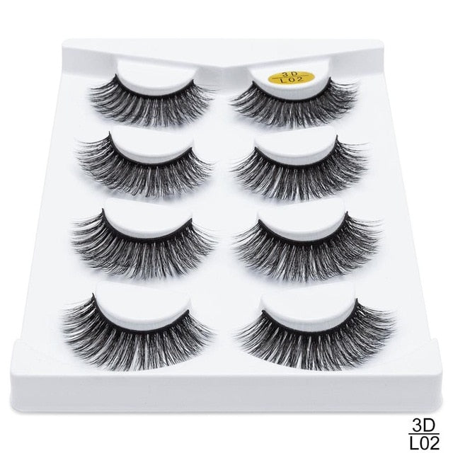 Professional Handmade Mink Eye Lash Extensions (pack of 4)