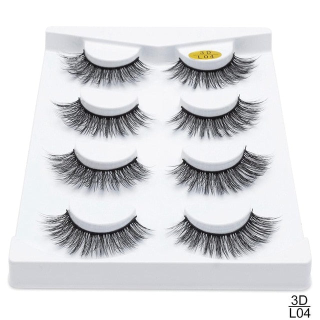 Professional Handmade Mink Eye Lash Extensions (pack of 4)