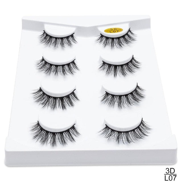 Professional Handmade Mink Eye Lash Extensions (pack of 4)