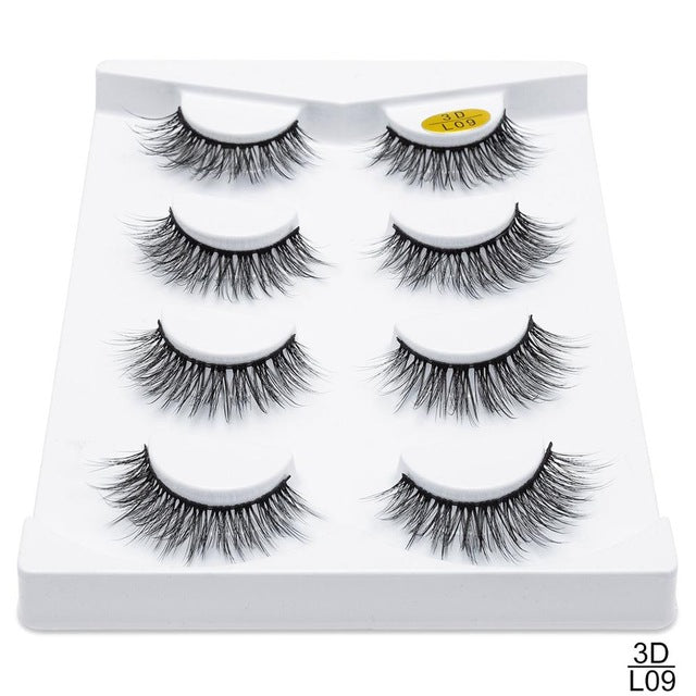 Professional Handmade Mink Eye Lash Extensions (pack of 4)