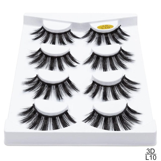 Professional Handmade Mink Eye Lash Extensions (pack of 4)
