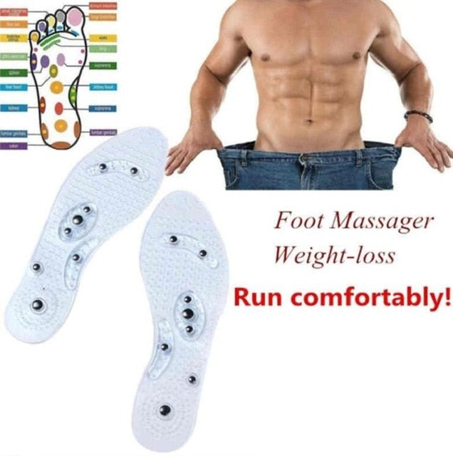 Shoe Gel Insoles Feet Magnetic Therapy Health Care for Men Comfort Pads Foot Care Relaxation Gifts Foot Massager