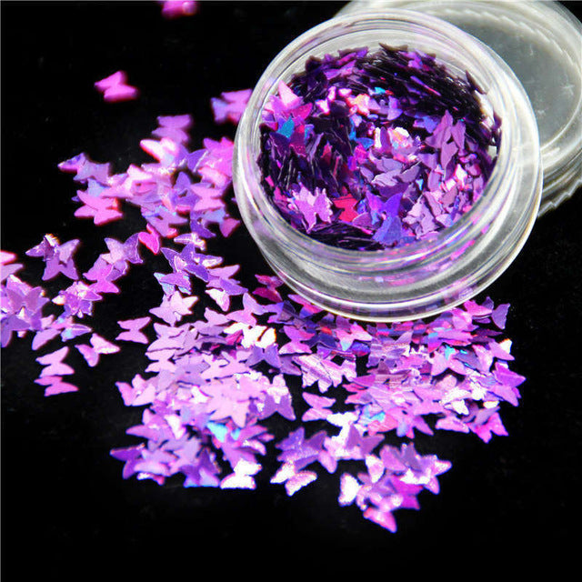 Mixed Fairy Face Body Craft Rose Sequins Manicure Rose Gold Glitter for Nail Decoration