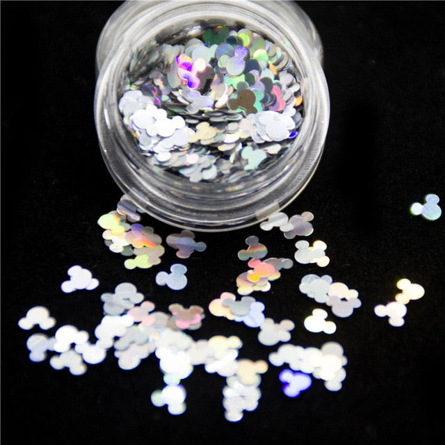 Mixed Fairy Face Body Craft Rose Sequins Manicure Rose Gold Glitter for Nail Decoration